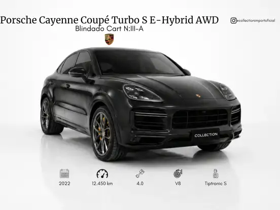 PORSCHE-CAYENNE-4.0 V8 E-HYBRID TURBO S COUPÉ AWD TIPTRONIC S PORSCHE-CAYENNE-2021
