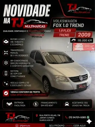 VOLKSWAGEN FOX 1.0 MI PLUS 8V FLEX 4P MANUAL