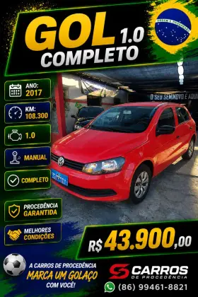 VOLKSWAGEN GOL 1.0 12V MPI TOTALFLEX TRENDLINE 4P MANUAL VOLKSWAGEN GOL 1.0 12V MPI TOTALFLEX TRENDLINE 4P MANUAL