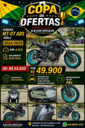 YAMAHA MT-07 ABS 