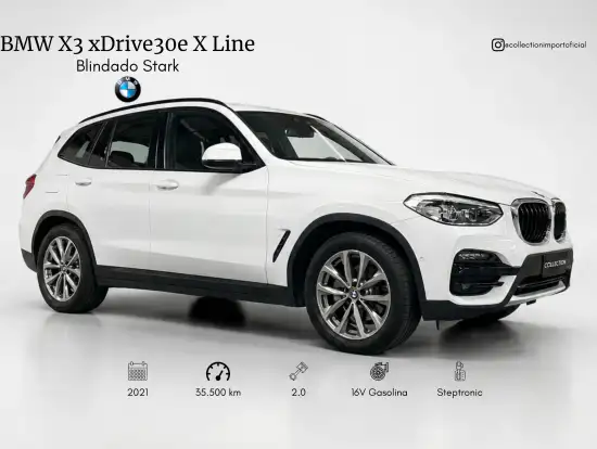 BMW-X3-2.0 16V HÍBRIDO X LINE XDRIVE30E STEPTRONIC BMW-X3-2021