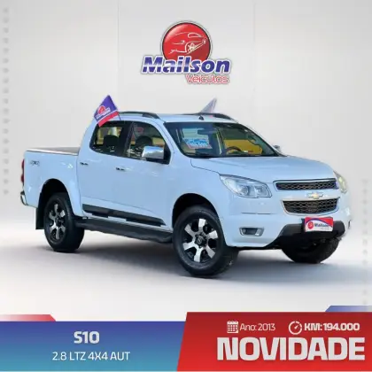 CHEVROLET S10 2.8 LTZ 4X4 CD 16V TURBO DIESEL 4P AUTOMÁTICO