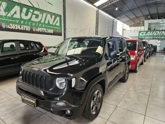JEEP-RENEGADE-1.8 16V FLEX SPORT 4P AUTOMÁTICO JEEP-RENEGADE-2018