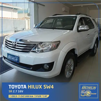 TOYOTA HILUX SW4 2.7 SR 4X2 16V FLEX 4P AUTOMÁTICO TOYOTA HILUX SW4 2.7 SR 4X2 16V FLEX 4P AUTOMÁTICO