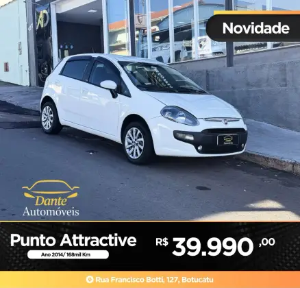 FIAT PUNTO 1.4 ATTRACTIVE 8V FLEX 4P MANUAL FIAT PUNTO 1.4 ATTRACTIVE 8V FLEX 4P MANUAL