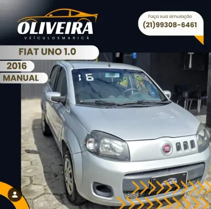 FIAT UNO 1.0 EVO VIVACE 8V FLEX 4P MANUAL