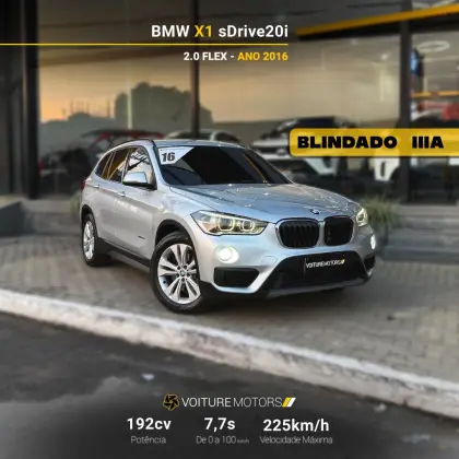 BMW X1 2.0 16V TURBO GASOLINA SDRIVE20I GP 4P AUTOMÁTICO BMW X1 2.0 16V TURBO GASOLINA SDRIVE20I GP 4P AUTOMÁTICO