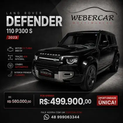 LAND ROVER DEFENDER 3.0 D300 TURBO DIESEL MHEV 110 X-DYNAMIC SE AWD AUTOMÁTICO