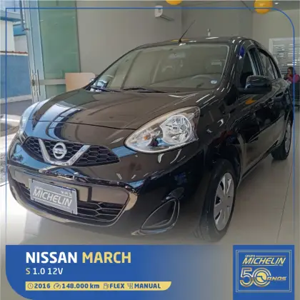NISSAN MARCH 1.0 S 12V FLEX 4P MANUAL NISSAN MARCH 1.0 S 12V FLEX 4P MANUAL