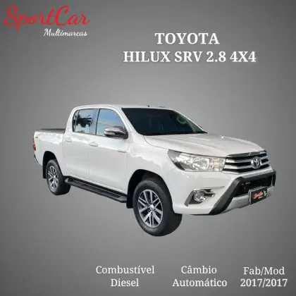 TOYOTA HILUX 2.8 SRV 4X4 CD 16V DIESEL 4P AUTOMÁTICO