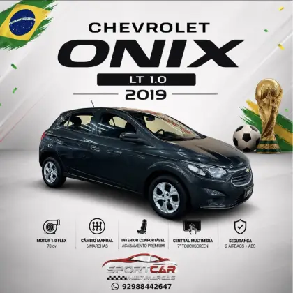 CHEVROLET ONIX 1.0 MPFI LT 8V FLEX 4P MANUAL