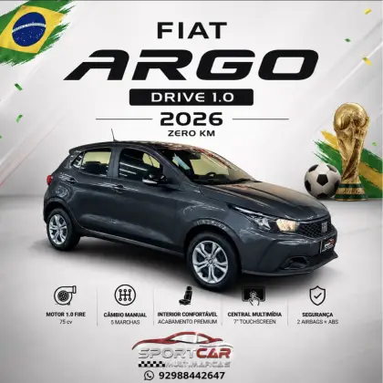 FIAT ARGO 1.0 FIREFLY FLEX DRIVE MANUAL FIAT ARGO 1.0 FIREFLY FLEX DRIVE MANUAL