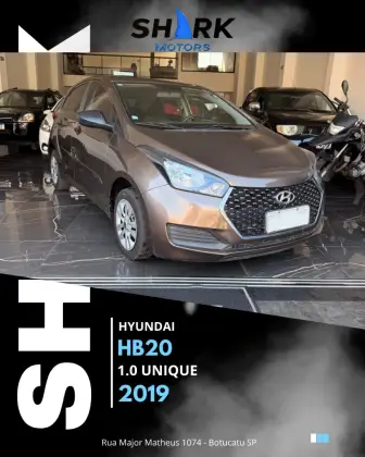 HYUNDAI HB20 1.0 UNIQUE 12V FLEX 4P MANUAL HYUNDAI HB20 1.0 UNIQUE 12V FLEX 4P MANUAL