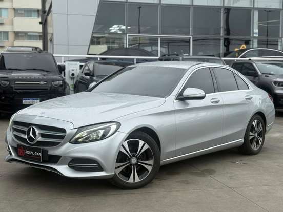 MERCEDES-BENZ-C 180-1.6 CGI 16V TURBO GASOLINA 4P AUTOMÁTICO MERCEDES-BENZ-C 180-2014