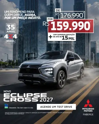 MITSUBISHI ECLIPSE CROSS 1.5 MIVEC TURBO GASOLINA RUSH CVT