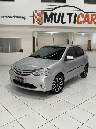 TOYOTA ETIOS 1.5 PLATINUM 16V FLEX 4P MANUAL TOYOTA ETIOS 1.5 PLATINUM 16V FLEX 4P MANUAL