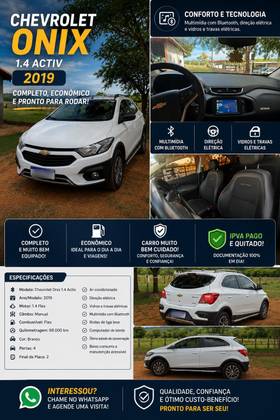 CHEVROLET ONIX 1.4 MPFI ACTIV 8V FLEX 4P MANUAL