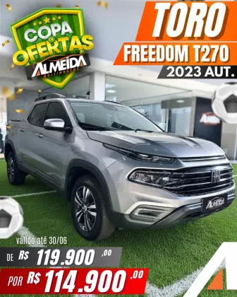 FIAT TORO 1.3 TURBO 270 FLEX FREEDOM AT6 FIAT TORO 1.3 TURBO 270 FLEX FREEDOM AT6