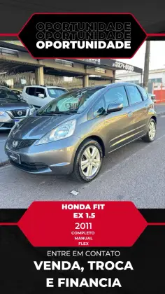 HONDA FIT 1.5 EX 16V FLEX 4P MANUAL HONDA FIT 1.5 EX 16V FLEX 4P MANUAL