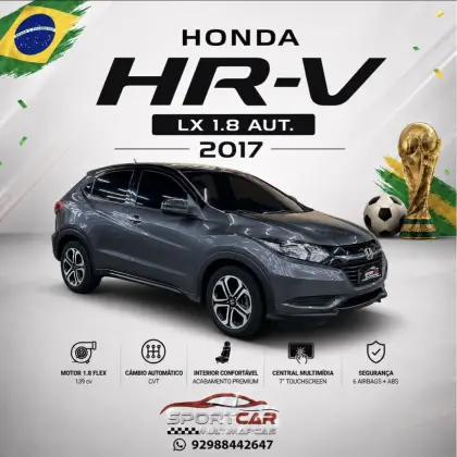 HONDA HR-V 1.8 16V FLEX LX 4P AUTOMÁTICO HONDA HR-V 1.8 16V FLEX LX 4P AUTOMÁTICO