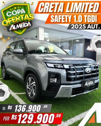 HYUNDAI CRETA 1.0 TGDI FLEX LIMITED SAFETY AUTOMÁTICO HYUNDAI CRETA 1.0 TGDI FLEX LIMITED SAFETY AUTOMÁTICO