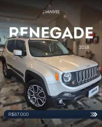 JEEP RENEGADE 2.0 16V TURBO DIESEL LONGITUDE 4P 4X4 AUTOMÁTICO JEEP RENEGADE 2.0 16V TURBO DIESEL LONGITUDE 4P 4X4 AUTOMÁTICO