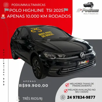 VOLKSWAGEN POLO 1.0 170 TSI HIGHLINE AUTOMÁTICO VOLKSWAGEN POLO 1.0 170 TSI HIGHLINE AUTOMÁTICO