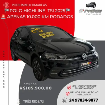 VOLKSWAGEN POLO 1.0 170 TSI HIGHLINE AUTOMÁTICO VOLKSWAGEN POLO 1.0 170 TSI HIGHLINE AUTOMÁTICO