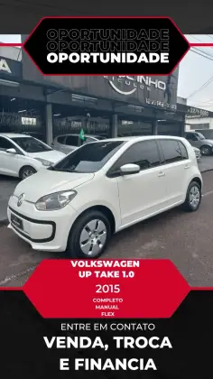 VOLKSWAGEN UP 1.0 MPI TAKE UP 12V FLEX 4P MANUAL VOLKSWAGEN UP 1.0 MPI TAKE UP 12V FLEX 4P MANUAL