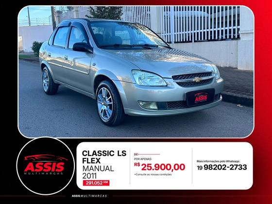 CHEVROLET CLASSIC 2011 1.0 MPFI LS 8V FLEX 4P MANUAL