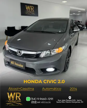 HONDA CIVIC 2.0 LXR 16V FLEX 4P AUTOMÁTICO