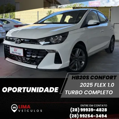 HYUNDAI HB20S 1.0 TGDI FLEX COMFORT PLUS AUTOMÁTICO HYUNDAI HB20S 1.0 TGDI FLEX COMFORT PLUS AUTOMÁTICO