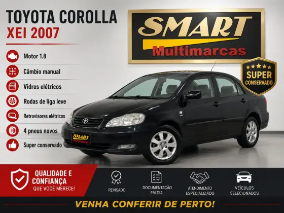 TOYOTA COROLLA 1.8 XEI 16V GASOLINA 4P MANUAL TOYOTA COROLLA 1.8 XEI 16V GASOLINA 4P MANUAL