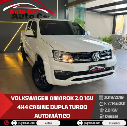 VOLKSWAGEN AMAROK 2.0 COMFORTLINE 4X4 CD 16V TURBO INTERCOOLER DIESEL 4P AUTOMÁTICO VOLKSWAGEN AMAROK 2.0 COMFORTLINE 4X4 CD 16V TURBO INTERCOOLER DIESEL 4P AUTOMÁTICO