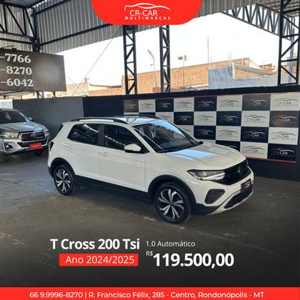 VOLKSWAGEN T-CROSS 1.0 200 TSI TOTAL FLEX AUTOMÁTICO