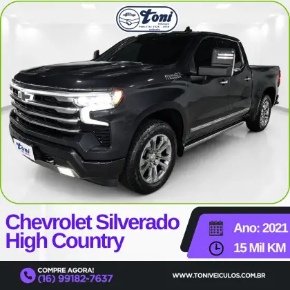 CHEVROLET SILVERADO 5.3 V8 GASOLINA 1500 HIGH COUNTRY 4X4 AUTOMÁTICO
