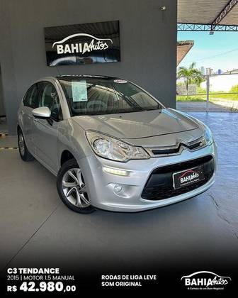 CITROËN C3 2015 1.5 TENDANCE 8V FLEX 4P MANUAL