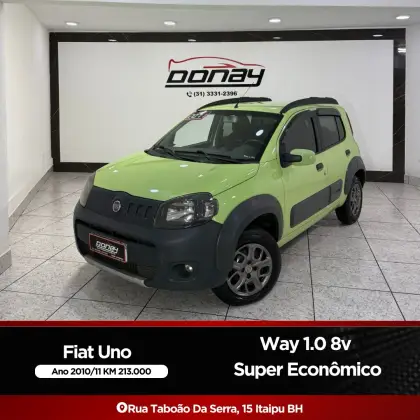 FIAT UNO 1.0 EVO WAY 8V FLEX 4P MANUAL FIAT UNO 1.0 EVO WAY 8V FLEX 4P MANUAL