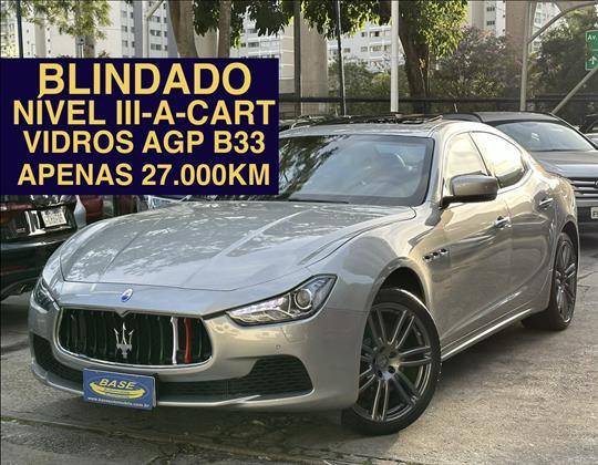 MASERATI GHIBLI 3.0 V6 TURBO GASOLINA S Q4 AUTOMÁTICO