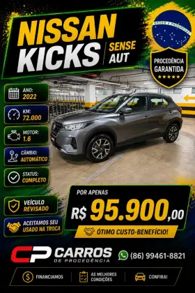 NISSAN KICKS 1.6 16V FLEXSTART SENSE XTRONIC