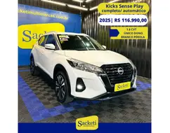 NISSAN KICKS PLAY 1.6 16V FLEXSTART SENSE XTRONIC NISSAN KICKS PLAY 1.6 16V FLEXSTART SENSE XTRONIC