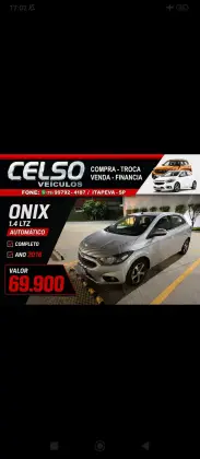 CHEVROLET ONIX 1.4 MPFI LTZ 8V FLEX 4P MANUAL
