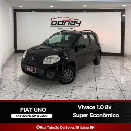 FIAT UNO 1.0 EVO VIVACE 8V FLEX 2P MANUAL FIAT UNO 1.0 EVO VIVACE 8V FLEX 2P MANUAL