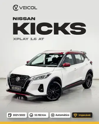 NISSAN KICKS 1.6 16V FLEXSTART XPLAY XTRONIC NISSAN KICKS 1.6 16V FLEXSTART XPLAY XTRONIC