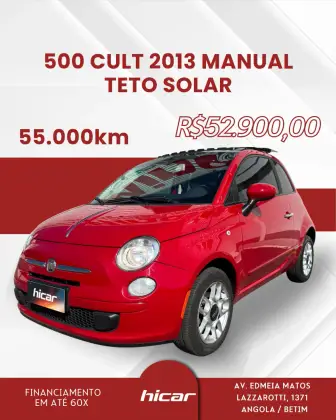 FIAT 500 1.4 CULT 8V FLEX 2P MANUAL