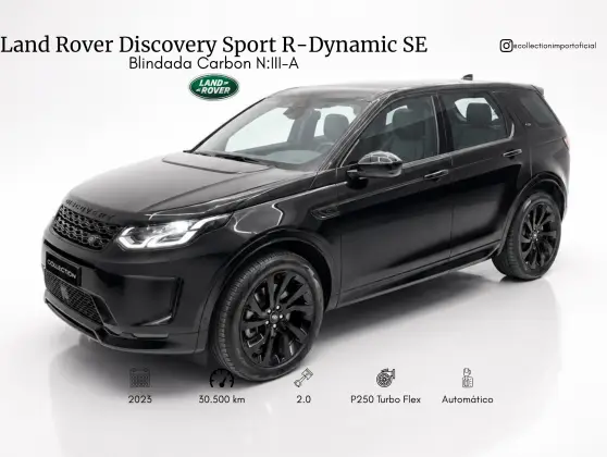 LAND ROVER DISCOVERY SPORT 2.0 P250 TURBO FLEX R-DYNAMIC SE AUTOMÁTICO LAND ROVER DISCOVERY SPORT 2.0 P250 TURBO FLEX R-DYNAMIC SE AUTOMÁTICO