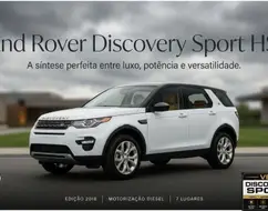 LAND ROVER DISCOVERY SPORT 2.0 16V TD4 TURBO DIESEL HSE 4P AUTOMÁTICO LAND ROVER DISCOVERY SPORT 2.0 16V TD4 TURBO DIESEL HSE 4P AUTOMÁTICO