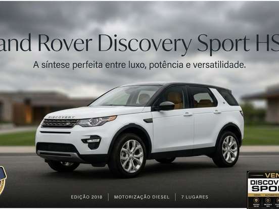 LAND ROVER-DISCOVERY SPORT-2.0 16V TD4 TURBO DIESEL HSE 4P AUTOMÁTICO LAND ROVER-DISCOVERY SPORT-2018