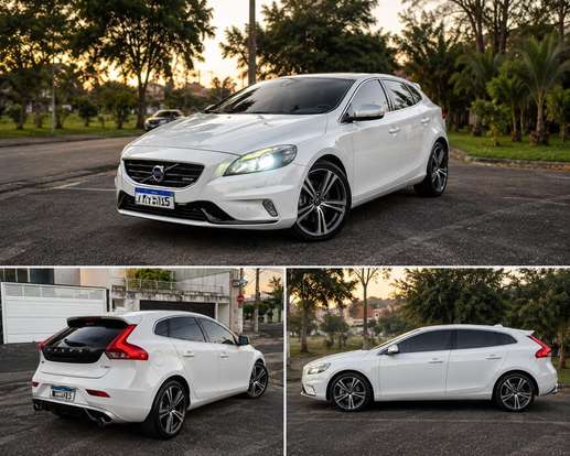 VOLVO-V40-2.0 T5 R DESIGN TURBO GASOLINA 4P AUTOMÁTICO VOLVO-V40-2014