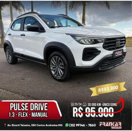 FIAT PULSE 1.3 FLEX DRIVE MANUAL